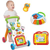婴儿学步车儿童多功能手推车带音乐可调速益智游戏玩具车6-12个月