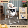 英国MomMark宝宝餐椅可折叠便携式儿童餐椅婴儿家用多功能餐桌椅
