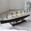 泰坦尼克号舰船1550模型，成年人高难度拼装玩具电机船模舰