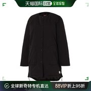 日潮跑腿Nanga南迦 男款防撕裂内长羽绒开衫羽绒服 黑色 M 673621