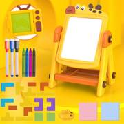 二合一儿童画板支架式磁性，涂鸦板绘画多功能积木，玩具幼儿园写