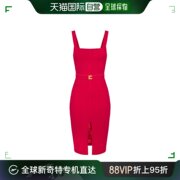 香港直邮潮奢elisabettafranchi女士无袖紧身连衣裙