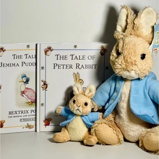 英国peterrabbit比彼得兔，本杰明毛绒宝宝玩具，公仔兔子玩偶