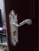 欧式房门锁把手实木锁具三件套通用型执手锁室内卧室家用机械门锁