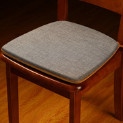 新中式马蹄形餐椅坐垫家用椅垫实木凳子座垫红木餐桌椅子垫子屁垫