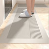 厨房地垫防滑防油可擦免洗家用耐脏防水PVC脚垫吸水进门简约地毯
