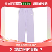 韩国直邮NERDY X HDDFS 侧边织带时尚休闲运动长裤 浅紫色 M
