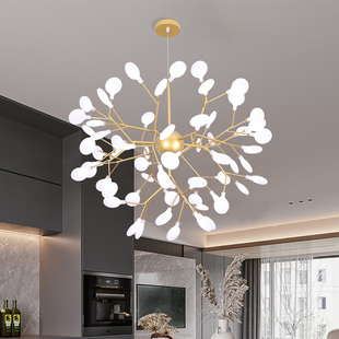 萤火虫吊灯北欧风轻奢现代简约客厅灯具创意个性，餐厅浪漫卧室灯饰
