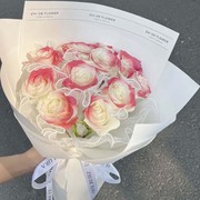 阿玛尼唇膏色玫瑰鲜花速递云南直发送闺蜜男朋友生日礼物