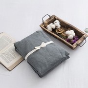 日式水洗棉床单单人双人床男女学生宿舍单件纯色北欧柔软床上用品
