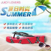 juicylovers2019拖鞋夏天外(夏天外)穿沙滩鞋，坡跟防滑女款人字拖夹拖