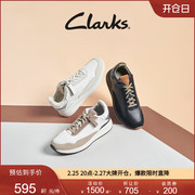 Clarks其乐运动鞋男鞋春秋复古厚底轻量休闲鞋透气舒适耐磨跑鞋