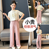 女童夏装短袖套装大儿童中国风古风古装新中式高级唐装夏季潮8岁9