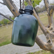 78军迷户外运动战术水壶tritan夏令营便携露营背挎式水杯透明扁壶