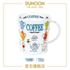 dunoon英国丹侬骨瓷杯马克杯茶，&咖啡字母，杯陶瓷咖啡杯创意情侣杯
