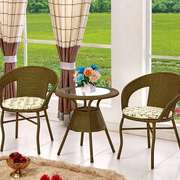 阳台桌椅藤椅茶几三件套五件套户外酒店，休闲家具组合藤编椅子