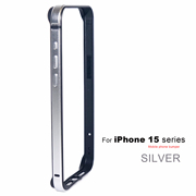 纯金属边框适用苹果15Promax手机壳iPhone15磨砂5plus裸机感超薄