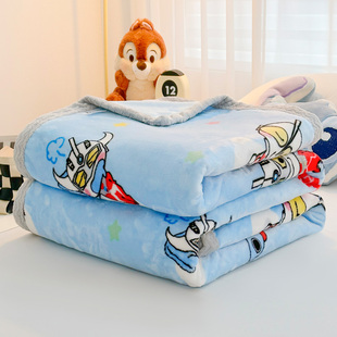 奥特曼牛奶珊瑚绒卡通毛毯，加厚儿童学生盖毯小被子幼儿园可爱床单