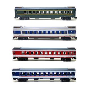 仿真火车模型玩具中国系列yz25g绿皮，车客车厢敞车棚车厢小火车