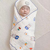 2条装产房新生婴儿包裹被纯棉a类产房春夏包单初生宝宝包巾襁褓巾