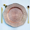 北欧风格玻璃盘子西餐盘创意，餐桌摆件宫廷风婚礼用餐具牛排餐盘子
