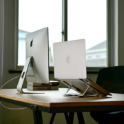 平板笔记本电脑支架Macbook散热器桌面增高 合金收纳折叠底座简约