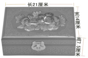 高档平遥推光漆器首饰盒结婚礼物木质中国风梳妆盒中式古高档复古