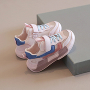 女童鞋子2024春夏网鞋透气单网运动鞋男童跑步鞋小童宝宝鞋