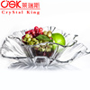 莱瑞斯csk水晶玻璃果盘果斗客厅，创意欧式婚庆糖果套装水果盘子