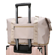 旅行包大容量格子手提行李包防水健身包轻便O韩版登机包待产收纳