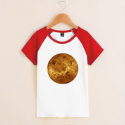 夏季纯棉童装短袖衣服个性太空，宇宙天文太阳系行星金星，夏小孩(夏小孩)t恤