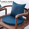 骆易家圆形坐垫新中式实木家具圆凳垫红木椅子圈椅太师椅茶椅垫