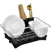 304不锈钢厨房置物架台面单层碗架沥水架放碗筷餐具收纳盒碗碟架