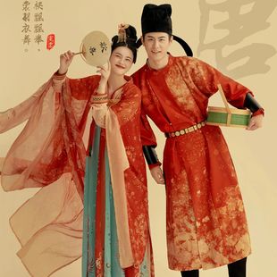 影楼主题服装汉服男女婚纱拍照唐装复古国潮中式演出网红礼服