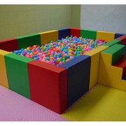 早教亲子幼儿园游乐场软体海洋球，池儿童围栏长方形组合波波球池