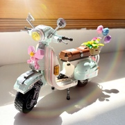 儿童玩具乐高积木女孩子系列花束益智拼装2024拼图摩托车模型