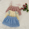 小众设计立体玫瑰花朵，背心女夏季无袖，蓬蓬感娃娃衫吊带