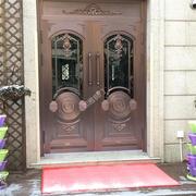 豪华酒店铜门玻璃铜大门，地弹簧门别墅，大门高端铜门商铺玻璃门