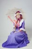 哥特萝莉侦探事件薄 维多利加紫礼服cosplay动漫服装假发定制