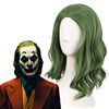DC电影Joker 杰昆小丑假发起源cosplay亚瑟弗莱克混绿色背头假毛