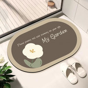 浴室硅藻泥地垫入户进门垫厕所门口洗手间吸水防滑脚垫卫生间地毯