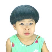 儿童蘑菇头男女短发韩版帅气锅盖头西瓜头舞台表演假发头套