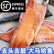 大马哈鱼净肉块去头去脏马哈鱼麻哈鱼无刺皮鲑鱼段新鲜冷冻20斤