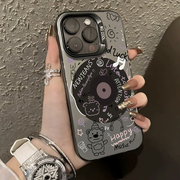 小狗原色涂鸦cd唱片软壳适用于最iphone15promax手机壳苹果14pro创意，13promax个性13磨砂12pro全包静音键