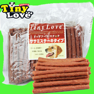 TinyLove宠物狗狗零食牛肉条500g泰迪比熊金毛萨摩训犬磨牙牛肉棒