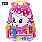 幼儿园可爱宝宝小书包中小班男孩女孩粉红色包包带蝴蝶结双肩背包