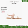 kate spade ks 一字带漆皮凉鞋时尚简约舒适粗跟日产通勤女士