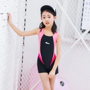 儿童泳衣女童连体宝宝，中大童温泉，专业训练2023年防晒12岁泳装