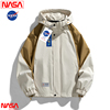 NASA潮牌美式户外冲锋衣夹克男女款2023秋季宽松防雨工装风衣外套