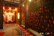 火锅店装饰鱼群中式壁饰鱼抽象鱼，树脂鱼立体浮雕背景墙现代墙挂饰